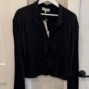 Wayf Black Long Sleeve Top